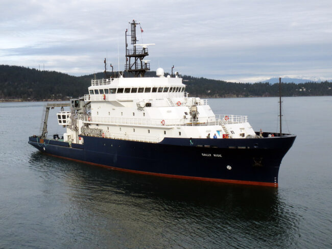Auxiliary General Oceanographic Research Vessel built by Dakota Creek